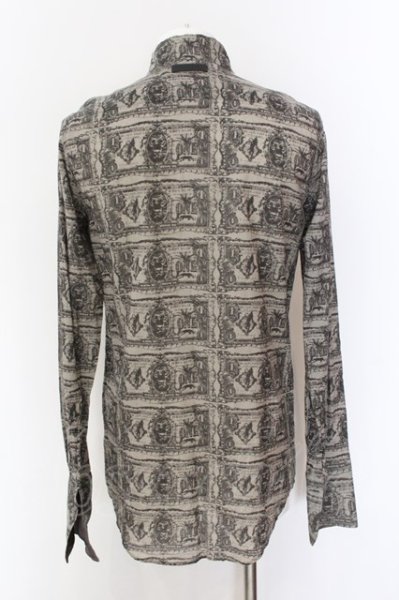 画像3: IFSIXWASNINE / TXS-4/M マネーシャツ【メンズ1】 1 グレー O-25-01-24-023-IF-sh-YM-ZT370 (3)