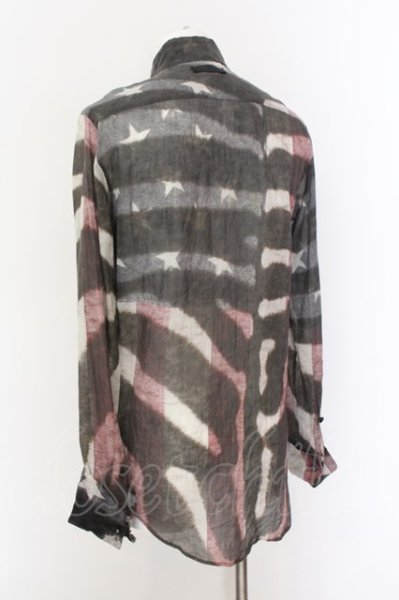 画像3: IFSIXWASNINE / TXS-4/M 星条旗シャツ【メンズ1】 1 レッドｘブラック O-25-01-24-024-IF-sh-YM-ZT371 (3)