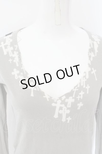 画像2: LGB / LOVE SEX DREAM CROSS/LSV カットソー 0（レディース） ライトグレー O-25-01-24-029-LG-to-YM-ZT301 (2)