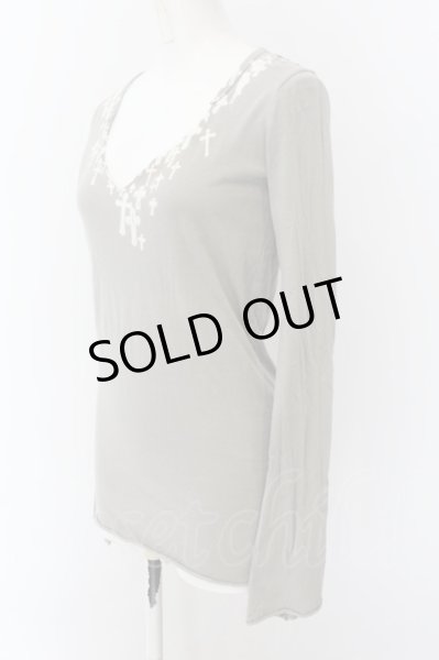 画像3: LGB / LOVE SEX DREAM CROSS/LSV カットソー 0（レディース） ライトグレー O-25-01-24-029-LG-to-YM-ZT301 (3)