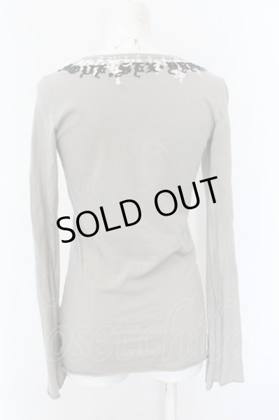 画像4: LGB / LOVE SEX DREAM CROSS/LSV カットソー 0（レディース） ライトグレー O-25-01-24-029-LG-to-YM-ZT301 (4)