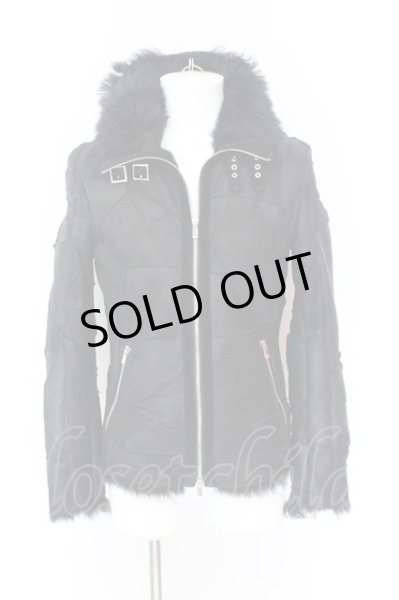 画像6: TORNADO MART / トスカーナムートンスタンドネックシングルライダース M ブラック O-25-01-24-003-TO-ou-YM-OS (6)