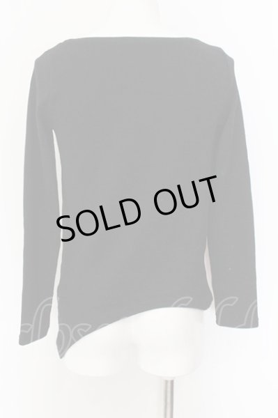 画像3: SEANA / Uネックアシメニット M ブラック O-25-01-24-031-SE-to-IG-ZT301 (3)