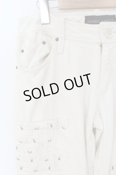 画像2: SHARE SPIRIT / マミーパンツ M アイボリー O-25-01-24-040-SH-pa-YM-ZT300 (2)