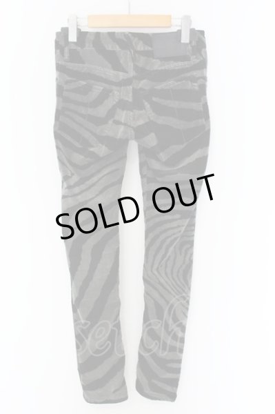 画像3: LGB / ST103 モールストレッチゼブラスキニーパンツ 25（レディース） ブラックｘグレー O-25-01-24-044-LG-pa-YM-ZT233 (3)