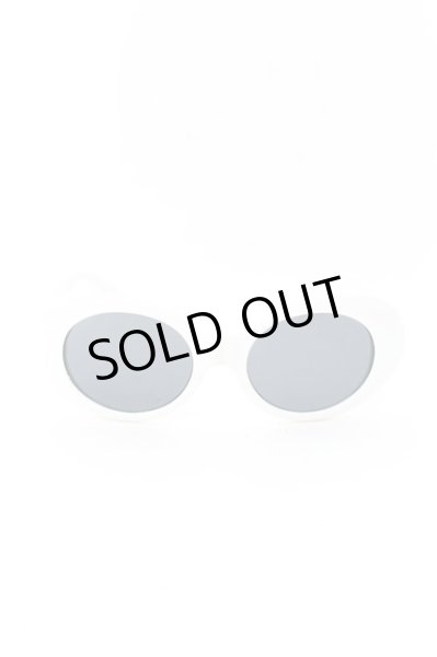 画像2: NO ID. / オーバルサングラス  ホワイト O-25-01-24-047-NO-za-YM-ZT191 (2)