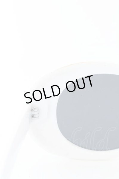 画像10: NO ID. / オーバルサングラス  ホワイト O-25-01-24-047-NO-za-YM-ZT191 (10)