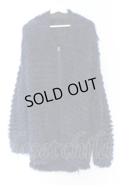 画像1: CIVARIZE / ノーカラーループ ニットブルゾン F ブルー O-25-01-24-007-CI-ja-YM-ZT306 (1)