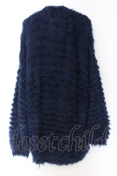 画像3: CIVARIZE / ノーカラーループ ニットブルゾン F ブルー O-25-01-24-007-CI-ja-YM-ZT306 (3)