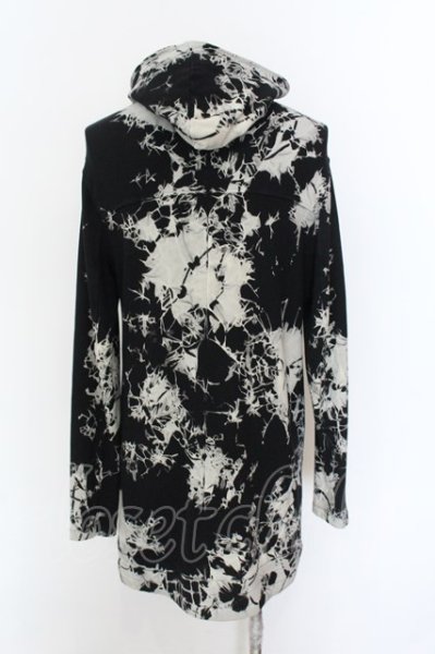 画像5: KMRii / HOODED DRAPE RIDER 02 ライダースパーカー 1 ブラック O-25-01-24-011-KM-to-YM-ZT240 (5)