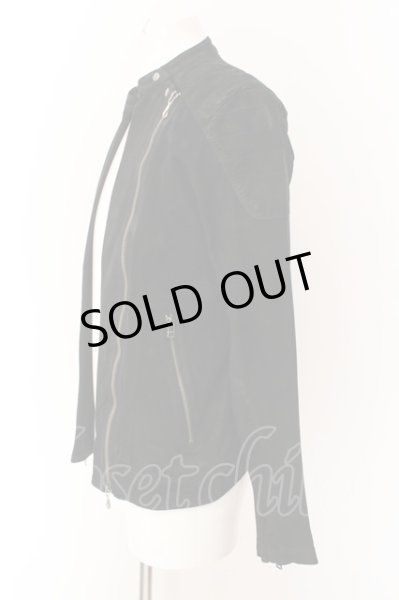 画像4: 14th Addiction / ROYALFLASH別注 SUEDE W RIDERS ジャケット 1 ブラック O-25-01-24-012-14-ja-YM-ZT370 (4)