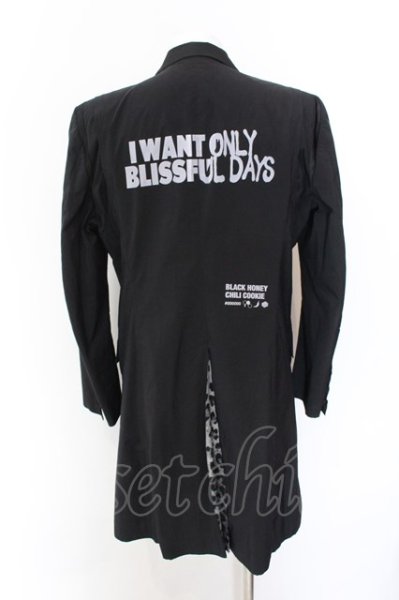 画像4: BLACK HONEY CHILI COOKI / プリントロングジャケット 3 ブラック O-25-01-24-014-BH-ja-YM-ZT260 (4)