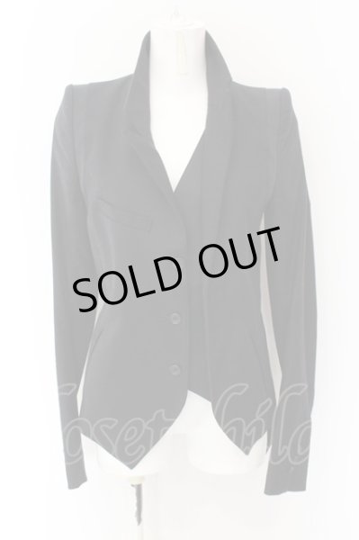 画像2: IFSIXWASNINE / JK-REPTILE ジャケット 1（レディース） ブラック O-25-01-24-015-IF-ja-YM-ZT059 (2)