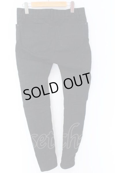 画像2: JOHNNY WOLF / FOREST GATE-KUMADORI(フォレストゲート-クマト)シャドウストレッチパンツ 2 ブラック O-25-01-30-010-JO-pa-YM-ZT429 (2)