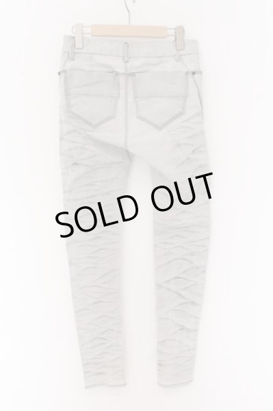 画像2: JOHNNY WOLF / FOREST GATE-KUMADORI(フォレストゲート-クマト)シャドウストレッチパンツ 1 グレー O-25-01-30-013-JO-pa-YM-ZT100 (2)