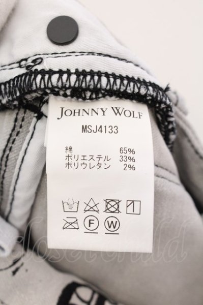 画像3: JOHNNY WOLF / FOREST GATE-KUMADORI(フォレストゲート-クマト)シャドウストレッチパンツ 1 グレー O-25-01-30-013-JO-pa-YM-ZT100 (3)