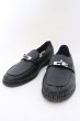 画像1: BUFFALO BOBS / DUC-MOCCASIN(デュク-モカシン)ビットローファーシューズ 41（26.0〜26.5cm） ブラック O-25-01-30-019-BU-sho-YM-ZT-S006 (1)