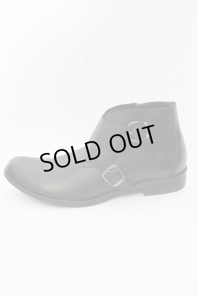 画像4: BUFFALO BOBS / FRATE(フラテ)カウレザーモンクショートブーツ 41（26cm〜26.5cm） ブラック O-25-01-30-020-BU-sho-YM-ZT-S006 (4)