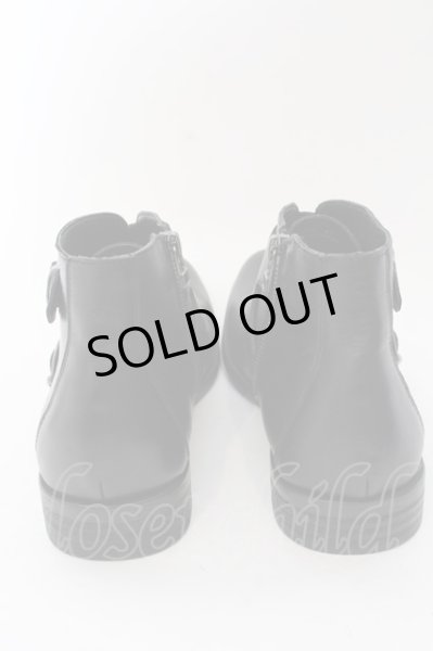 画像5: BUFFALO BOBS / FRATE(フラテ)カウレザーモンクショートブーツ 41（26cm〜26.5cm） ブラック O-25-01-30-020-BU-sho-YM-ZT-S006 (5)