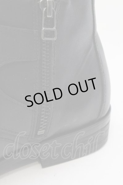 画像7: BUFFALO BOBS / FRATE(フラテ)カウレザーモンクショートブーツ 41（26cm〜26.5cm） ブラック O-25-01-30-020-BU-sho-YM-ZT-S006 (7)