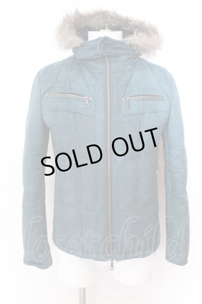 画像1: TORNADO MART / T/Cスウェードダウンジャケット M グリーン O-25-02-12-001-TO-ou-YM-ZT-ML035 (1)