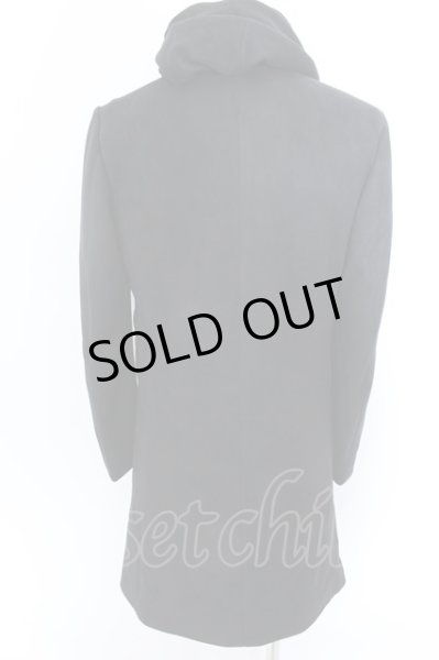 画像4: GOSTAR DE FUGA / ストレッチスウェードラップコート 44 ブラック O-25-02-12-017-GO-ou-YM-OS (4)