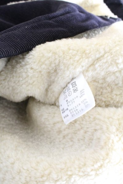 画像5: MR.OLIVE / T-C CORDUROY × BOA -DOT BOTTON SHORT RANCH コート  ブラックｘベージュ O-25-02-12-018-MR-ja-YM-ZT-M107 (5)