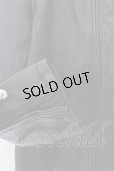 画像3: GOSTAR DE FUGA / HardIt ラムレザーシングルライダース 46 ブラック O-25-02-12-019-GO-ja-YM-ZT-ML021 (3)