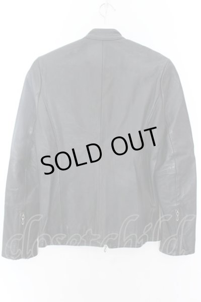 画像5: GOSTAR DE FUGA / HardIt ラムレザーシングルライダース 46 ブラック O-25-02-12-019-GO-ja-YM-ZT-ML021 (5)