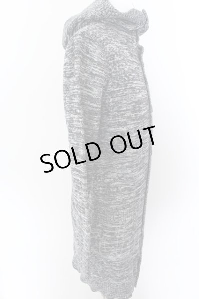 画像3: NO ID. / Cニットフーデッドロングジャケット 2 ミックス O-25-02-12-021-NO-ja-YM-ZT218 (3)