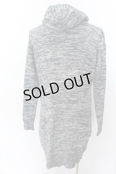 画像4: NO ID. / Cニットフーデッドロングジャケット 2 ミックス O-25-02-12-021-NO-ja-YM-ZT218 (4)