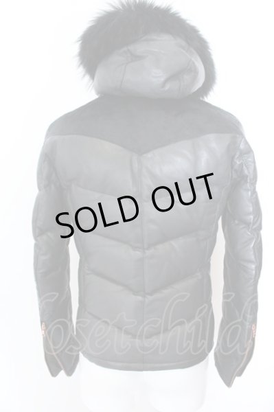 画像5: TORNADO MART / リアルファー付き切り替えレザーダウン M ブラック O-25-02-12-002-TO-ou-YM-ZT-ML038 (5)