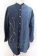 画像1: GLIMCLAP / Patchwork design & gimmick processing denim シャツ S インディゴ O-25-02-12-023-CL-sh-YM-ZT177 (1)