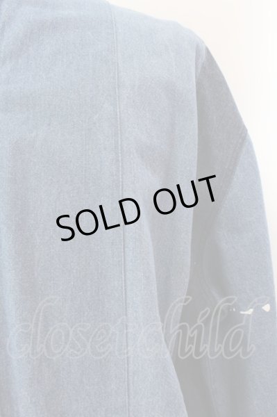 画像2: GLIMCLAP / Patchwork design & gimmick processing denim シャツ S インディゴ O-25-02-12-023-CL-sh-YM-ZT177 (2)