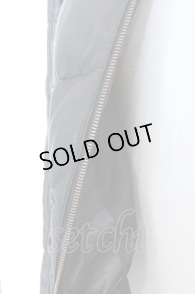 画像6: TORNADO MART / リアルファー付き切り替えレザーダウン M ブラック O-25-02-12-002-TO-ou-YM-ZT-ML038 (6)