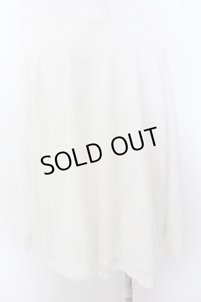 画像4: GLIMCLAP / Mesh layyard big カットソー S ホワイト O-25-02-12-024-CL-to-YM-ZT177 (4)