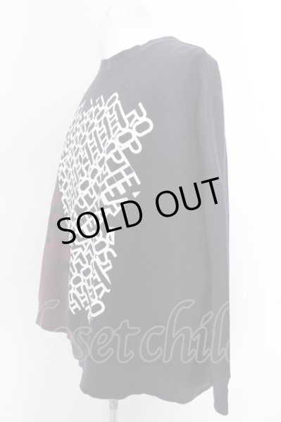 画像2: GLIMCLAP / Back side brushed sweat material bias cutting design プルオーバー L ワインｘネイビー O-25-02-12-027-CL-to-YM-ZT177 (2)