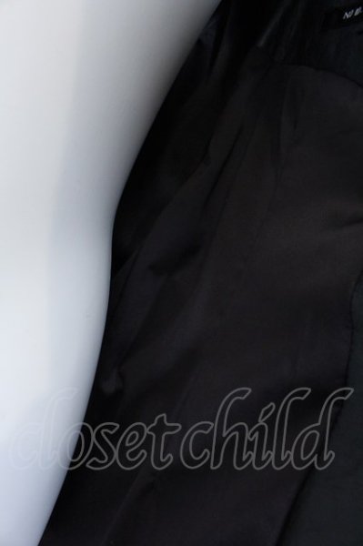 画像6: NO ID. BLACK / ラムハーフベジタブルハイカラーチェスターコート 2 ブラック O-25-02-12-030-NO-ou-YM-ZT-ML021 (6)