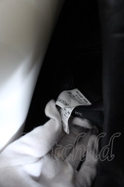 画像7: NO ID. BLACK / ラムハーフベジタブルハイカラーチェスターコート 2 ブラック O-25-02-12-030-NO-ou-YM-ZT-ML021 (7)