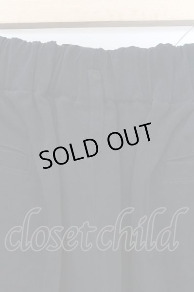 画像3: GLIMCLAP / Color scheme design & balloon silhouette チノパンツ M ブラック O-25-02-12-032-CL-pa-YM-ZT020 (3)