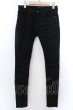 画像1: CIVARIZE / 加工ストレッチデニムスキニーパンツ 42 ブラック O-25-02-12-035-CI-pa-YM-ZT243 (1)