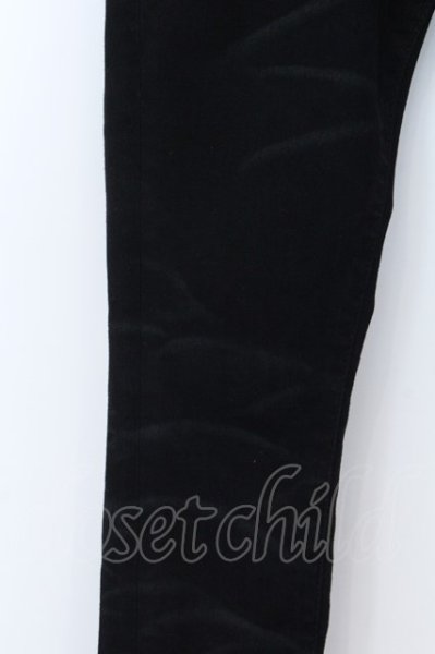 画像2: CIVARIZE / 加工ストレッチデニムスキニーパンツ 42 ブラック O-25-02-12-035-CI-pa-YM-ZT243 (2)