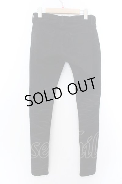 画像3: CIVARIZE / 加工ストレッチデニムスキニーパンツ 42 ブラック O-25-02-12-035-CI-pa-YM-ZT243 (3)