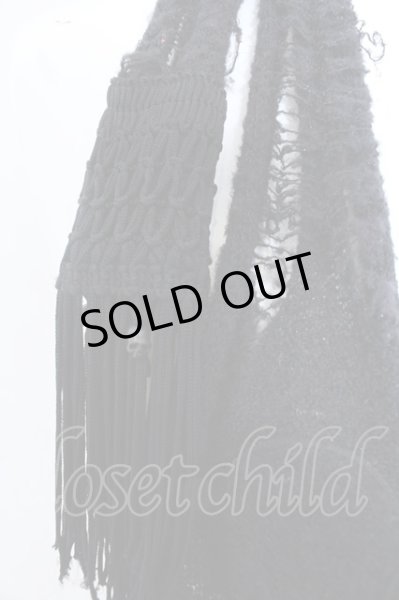 画像3: Roen / デストロイナローマフラー  ブラック O-25-02-12-036-Ro-za-YM-OS (3)