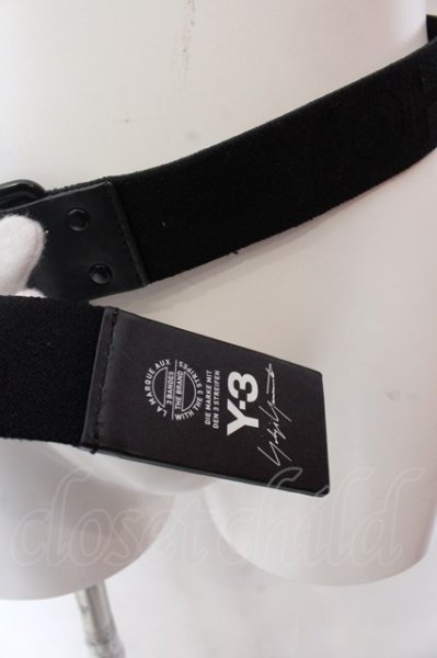 画像2: Y-3 / LOGO ベルト L(130cm) ブラック O-25-02-12-037-Y--za-YM-ZT191 (2)
