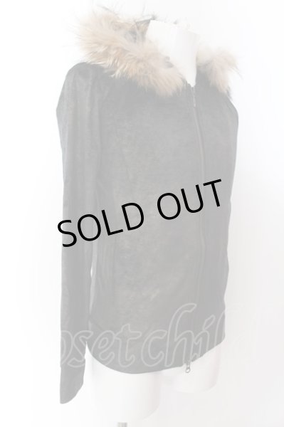 画像3: TORNADO MART / ベロアパールフォイルパーカー M ブラック O-25-02-12-006-TO-to-YM-OS (3)