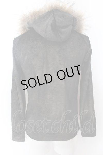 画像4: TORNADO MART / ベロアパールフォイルパーカー M ブラック O-25-02-12-006-TO-to-YM-OS (4)