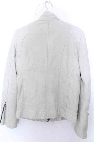 画像5: TORNADO MART / シープヌバックライダースジャケット M オフホワイト O-25-02-12-011-TO-ja-YM-ZT-ML022 (5)