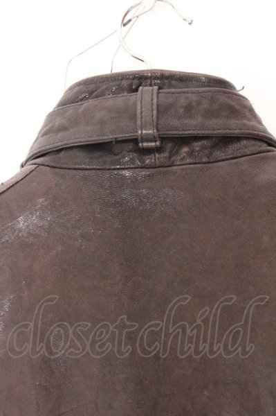 画像4: TORNADO MART / ライナー付きゴートシングルライダースジャケット M ブラウン O-25-02-12-012-TO-ou-YM-ZT-ML022 (4)