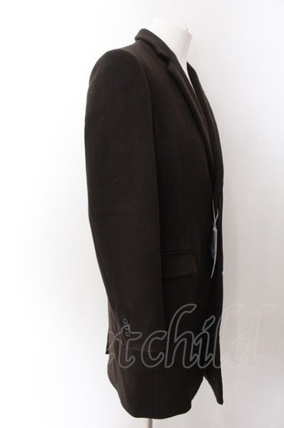 画像3: GOSTAR DE FUGA / BISHU PREMIUM PUBLIC ウールチェスターコート 46 ダークブラウン O-25-02-12-015-GO-ou-YM-ZT-M013 (3)